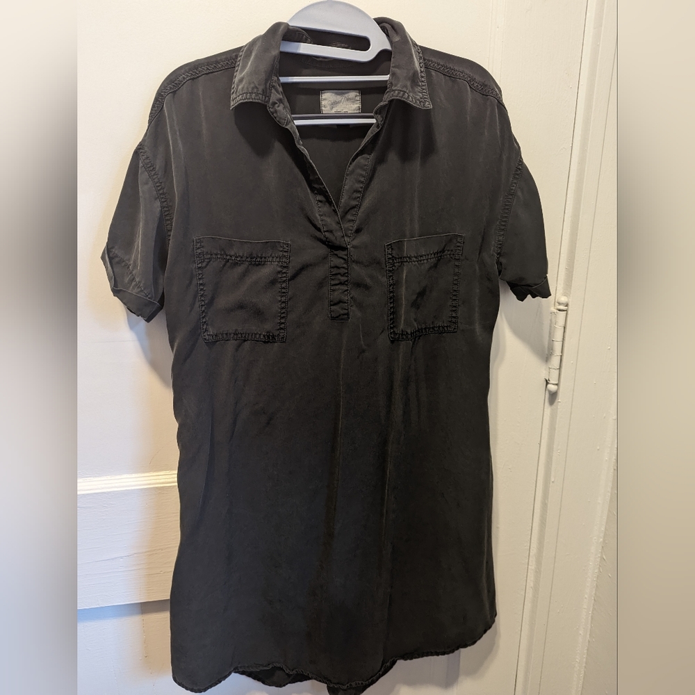 Small oversized shirt dress